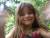 Anna dans un parc "acrobranche". Merci tata