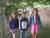 Caroline, Th&eacute;o et Anna (Anna est la + jeune malgr&eacute; la taille)