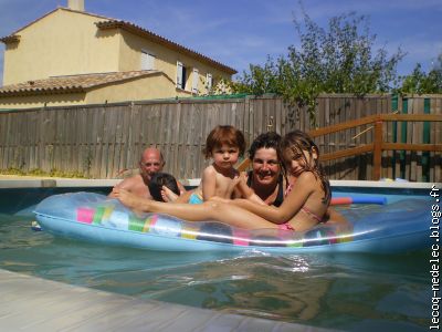 La piscine c'est le pied
