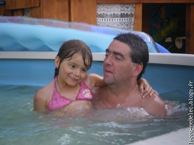 Anna et son papa.